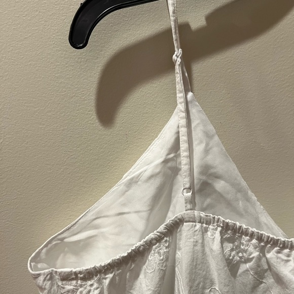 Express White Peplum Tank Top - Picture 6 of 7